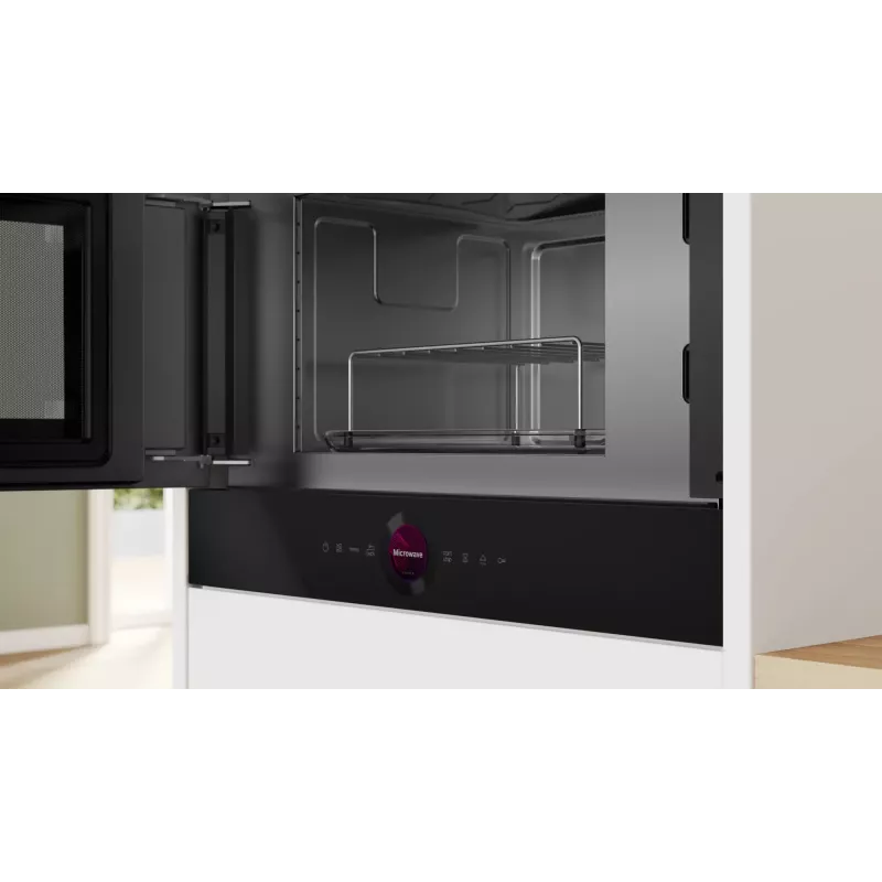 Bosch Serie 8 BEL7321B1 mikroviļņu krāsns Melna Kombinētā mikroviļņu krāsns Galda 21 L 900 W