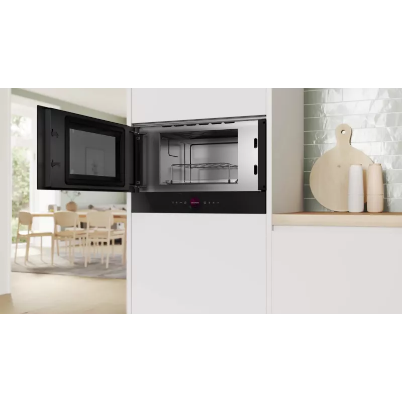 Bosch Serie 8 BEL7321B1 mikroviļņu krāsns Melna Kombinētā mikroviļņu krāsns Galda 21 L 900 W