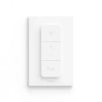Philips Dimmer Switch (jaunākais modelis), Dimmer & switch, IEEE 802.15.4, IP20, Ārējais, Pogas, Balta