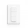 Philips Dimmer Switch (jaunākais modelis), Dimmer & switch, IEEE 802.15.4, IP20, Ārējais, Pogas, Balta