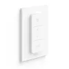 Philips Dimmer Switch (jaunākais modelis), Dimmer & switch, IEEE 802.15.4, IP20, Ārējais, Pogas, Balta