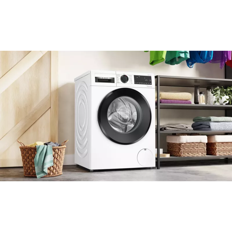 Veļas mašīna Bosch Serie 6 WGG234070, priekšējā ielāde, 8 kg, 1400 apgr./min, balta