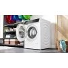 Bosch Serie 8 WGB244A40 veļas mazgājamā mašīna ar priekšējo ielādi, 9 kg, 1400 apgr./min, i-Dos, balta/melna