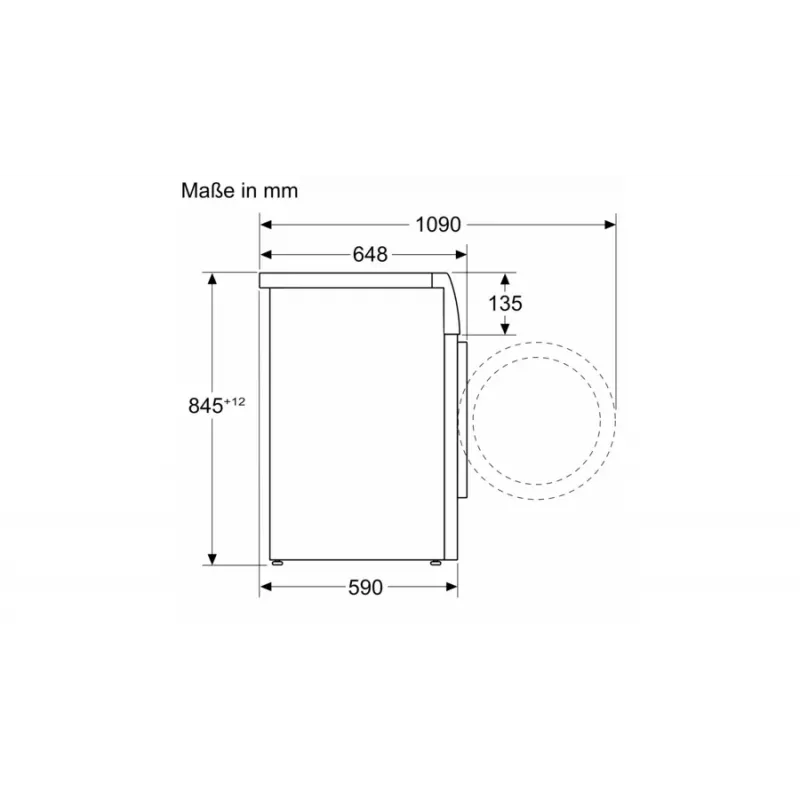 Bosch Serie 8 WGB244A40 veļas mazgājamā mašīna ar priekšējo ielādi, 9 kg, 1400 apgr./min, i-Dos, balta/melna