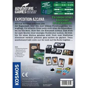 Kosmos Adventure Games - Expedition Azcana Galda spēle Ceļojumi/piedzīvojumi