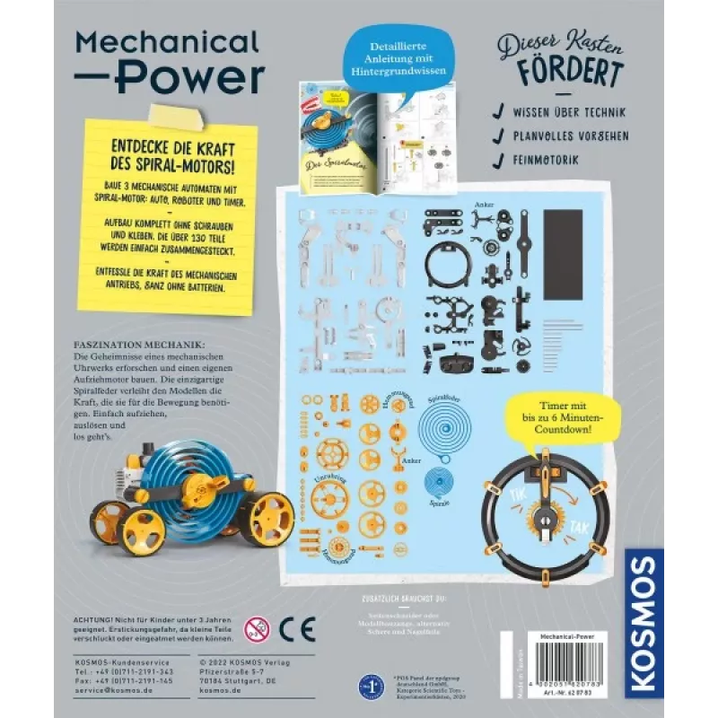 Kosmos Mechanical Power, Robot, Inženierzinātnes, 8 g., Daudzkrāsains