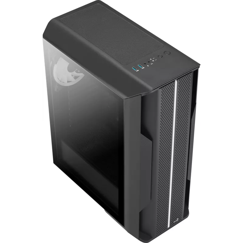 Aerocool SPLINTER DUO ATX spēļu korpuss ar 3x ARGB 12cm ventilatoriem + priekšējo sietu