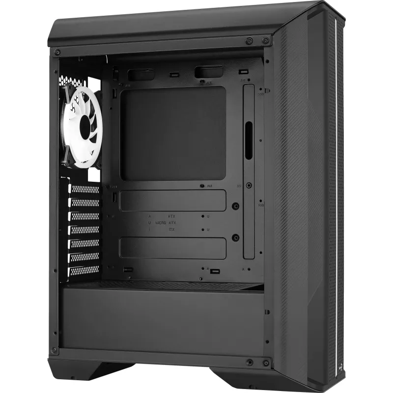 Aerocool SPLINTER DUO ATX spēļu korpuss ar 3x ARGB 12cm ventilatoriem + priekšējo sietu
