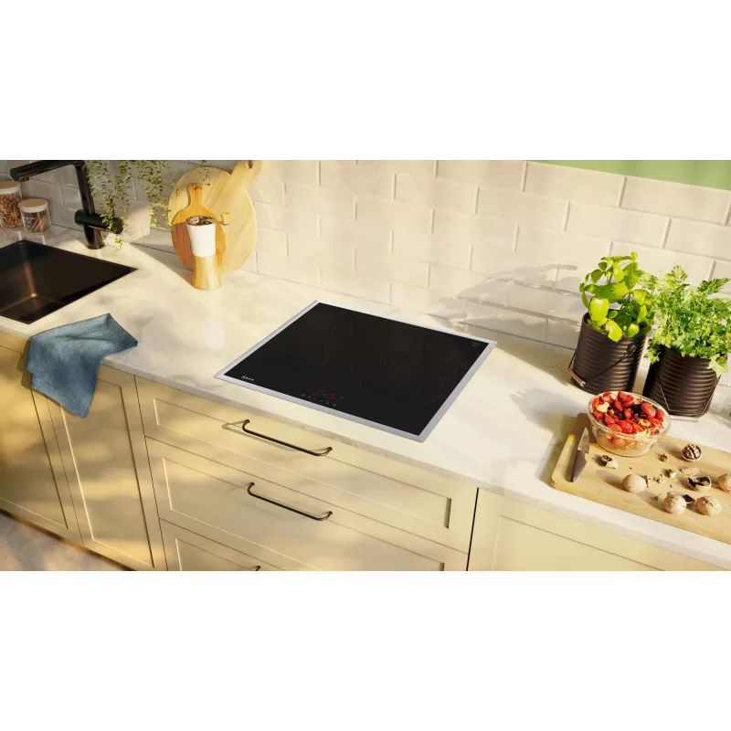 Neff T56SBF1L0 plīts virsma Melna Iebūvējama 60 cm Zonu indukcijas plīts virsma 4 zona(s)
