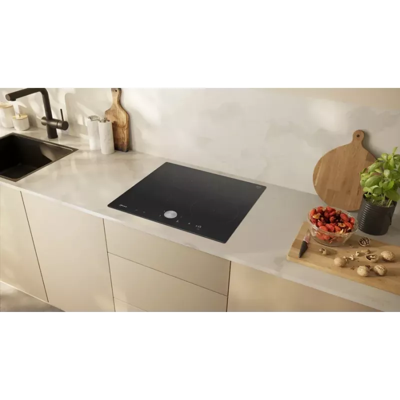 Neff T56PTF1L0 plīts virsma Melna Iebūvējama 60 cm Zonu indukcijas plīts virsma 4 zonām
