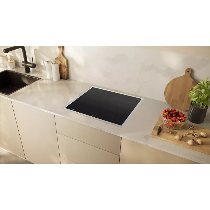 Neff T66SHX4L0 plīts Melna Iebūvējama 60 cm Zonu indukcijas plīts 4 zona(s)