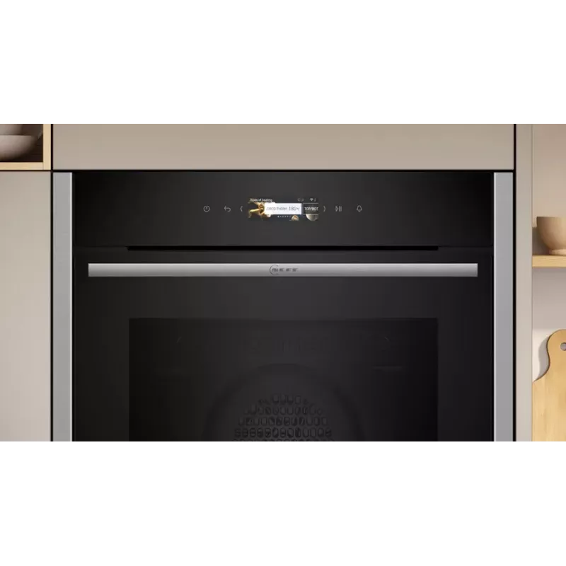 Neff N 70 B24CR31N0 krāsns 71 L melna, nerūsējošais tērauds