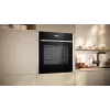 Neff N 70 B24CR31N0 krāsns 71 L melna, nerūsējošais tērauds