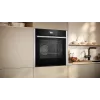 Neff B64CS71N0 cepeškrāsns 71 L Melna, Nerūsējošais tērauds