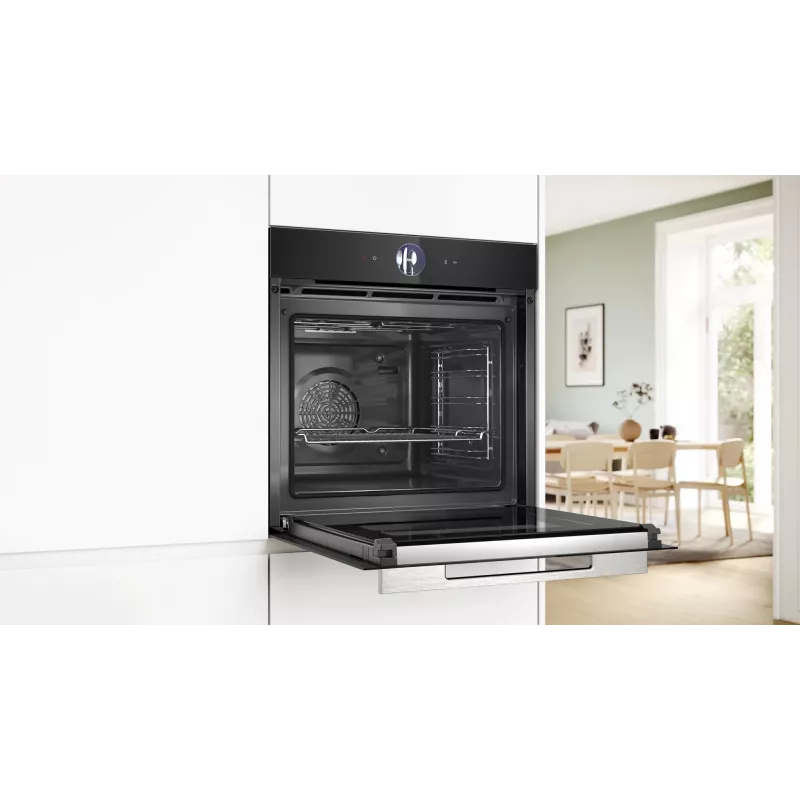 Bosch Serie 8 HRG7764B1 krāsns 71 L 3600 W Melna