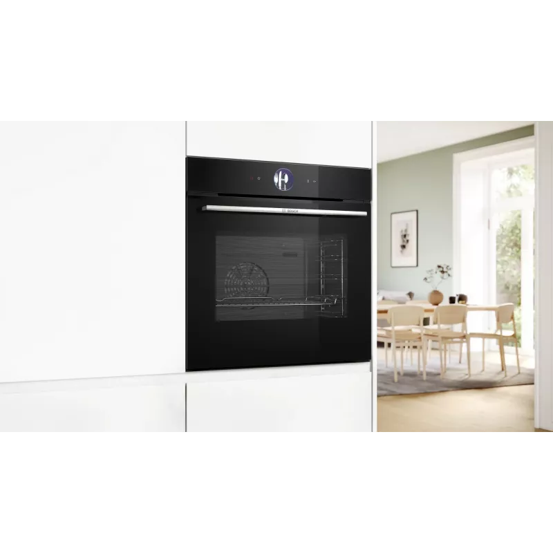 Bosch Serie 8 HBG7363B1 cepeškrāsns 71 L 3600 W melna
