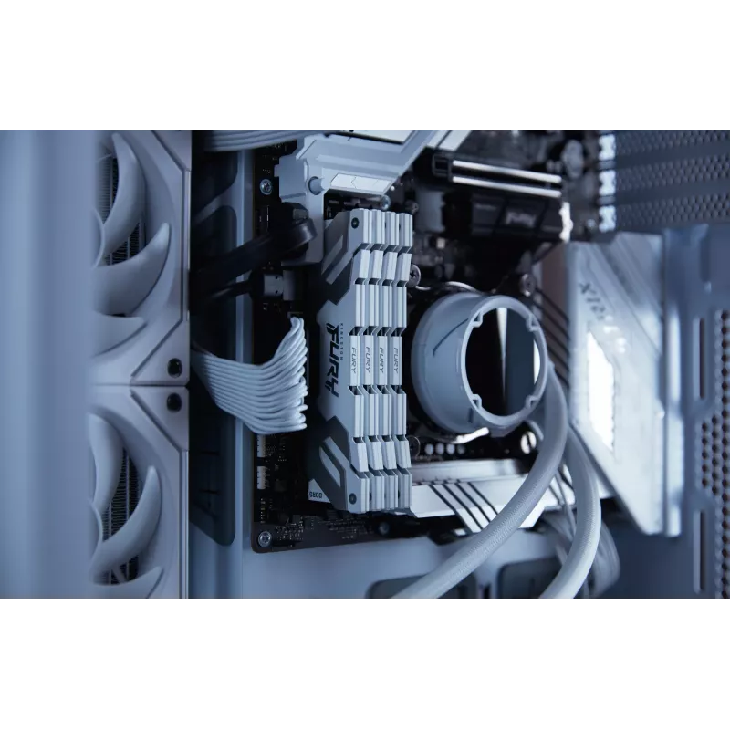 Kingston Technology FURY 32GB 8000MT/s DDR5 CL38 DIMM (komplekts no 2) Renegade balta XMP