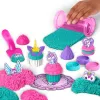 Kinetic Sand Shimmer, Unicorn Bake Shoppe Playset, 16oz (Shimmer Teal un Pink Neon), 8 Unicorn Tools, Sensorās rotaļlietas bērniem no 3 gadu vecuma
