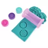 Kinetic Sand Shimmer, Unicorn Bake Shoppe Playset, 16oz (Shimmer Teal un Pink Neon), 8 Unicorn Tools, Sensorās rotaļlietas bērniem no 3 gadu vecuma