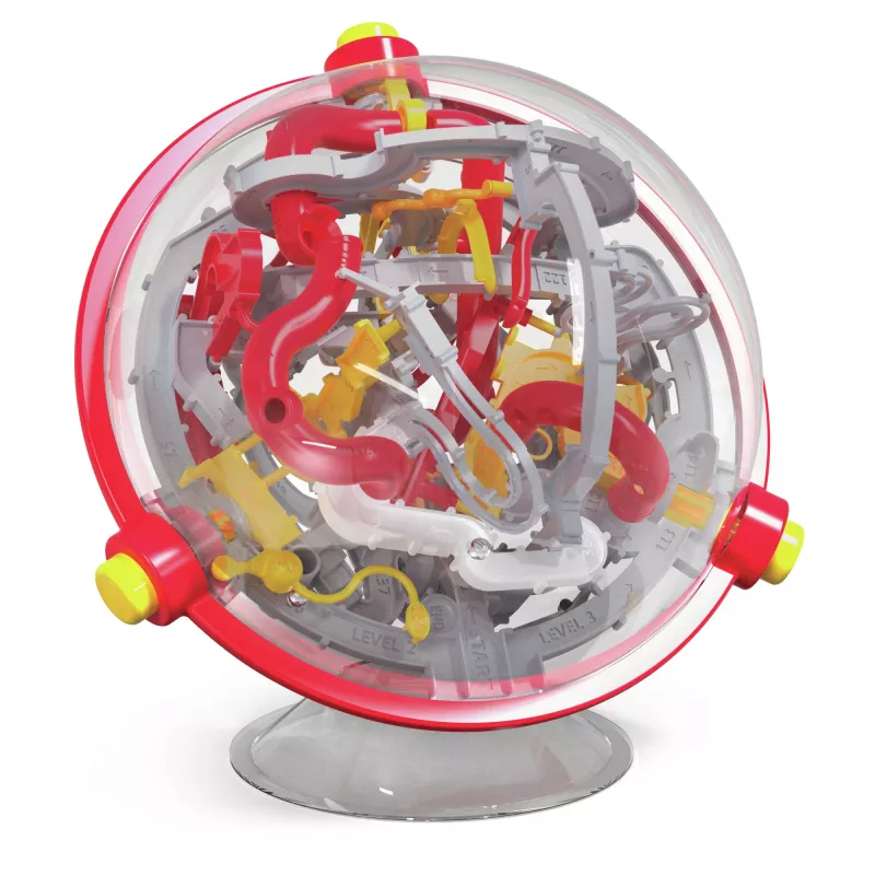 Spēle Perplexus Portal, 3D puzles bumbas labirinta rotaļlieta ceļojumiem ar 150 šķēršļiem, pieaugušajiem un bērniem no 8 gadu vecuma