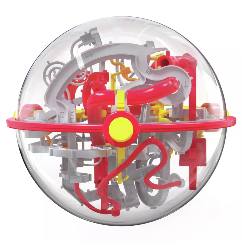 Spēle Perplexus Portal, 3D puzles bumbas labirinta rotaļlieta ceļojumiem ar 150 šķēršļiem, pieaugušajiem un bērniem no 8 gadu vecuma