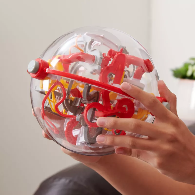 Spēle Perplexus Portal, 3D puzles bumbas labirinta rotaļlieta ceļojumiem ar 150 šķēršļiem, pieaugušajiem un bērniem no 8 gadu vecuma