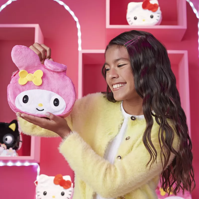 Purse Pets, Sanrio Hello Kitty and Friends, My Melody interaktīva rotaļlieta-maciņa ar vairāk nekā 30 skaņām un reakcijām, bērnu rotaļlietas meitenēm