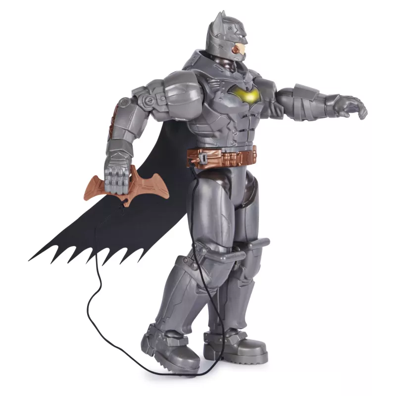 DC Comics , Battle Strike Batman 12 collu darbības figūra, 5 piederumi, 20+ skaņas, kolekcionējamas bērnu rotaļlietas zēniem un meitenēm no 3 gadu vecuma