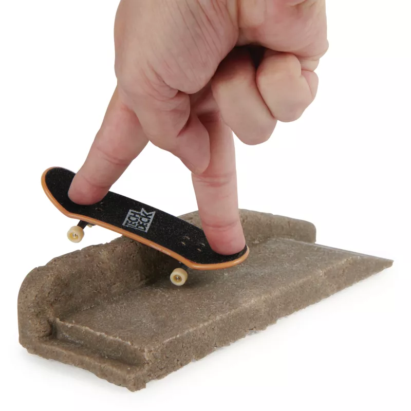 Tech Deck DIY Concrete atkārtoti lietojams modelēšanas rotaļu komplekts ar ekskluzīvu Enjoi fingerborda dēli, margu, veidnēm, skeitparka komplektu, bērnu rotaļlieta zēniem un meitenēm no 6 gadu vecuma