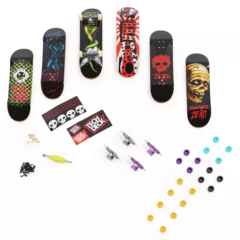 Tech Deck, Sk8shop Fingerboard Bonus Pack, kolekcionējami un pielāgojami mini skeitbordi (stili var atšķirties)