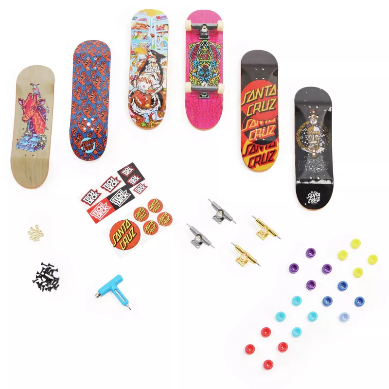 Tech Deck, Sk8shop Fingerboard Bonus Pack, kolekcionējami un pielāgojami mini skeitbordi (stili var atšķirties)