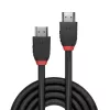 HDMI kabelis Lindy 3m 8K60hz ar zeltītiem kontaktiem, melns