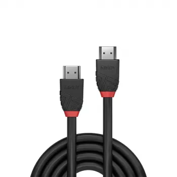 HDMI kabelis Lindy 7.5m standarta HDMI kabelis Melns Line 2.0 10.2 Gbit/s
