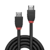 Lindy 1m 8K60Hz HDMI kabelis, Melns Line