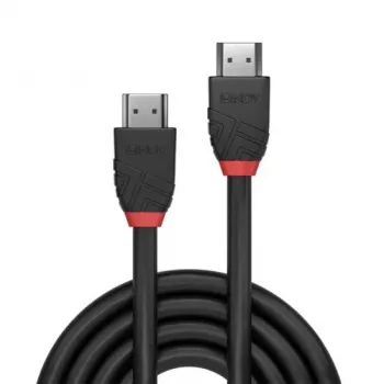 Lindy 1m 8K60Hz HDMI kabelis, Melns Line