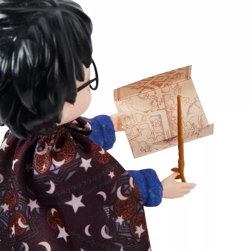 Wizarding World Harry Potter, 8 collu Harija Potera lelles dāvanu komplekts ar neredzamības apmetni un 5 lelles aksesuāriem, bērnu rotaļlietas no 6 gadu vecuma
