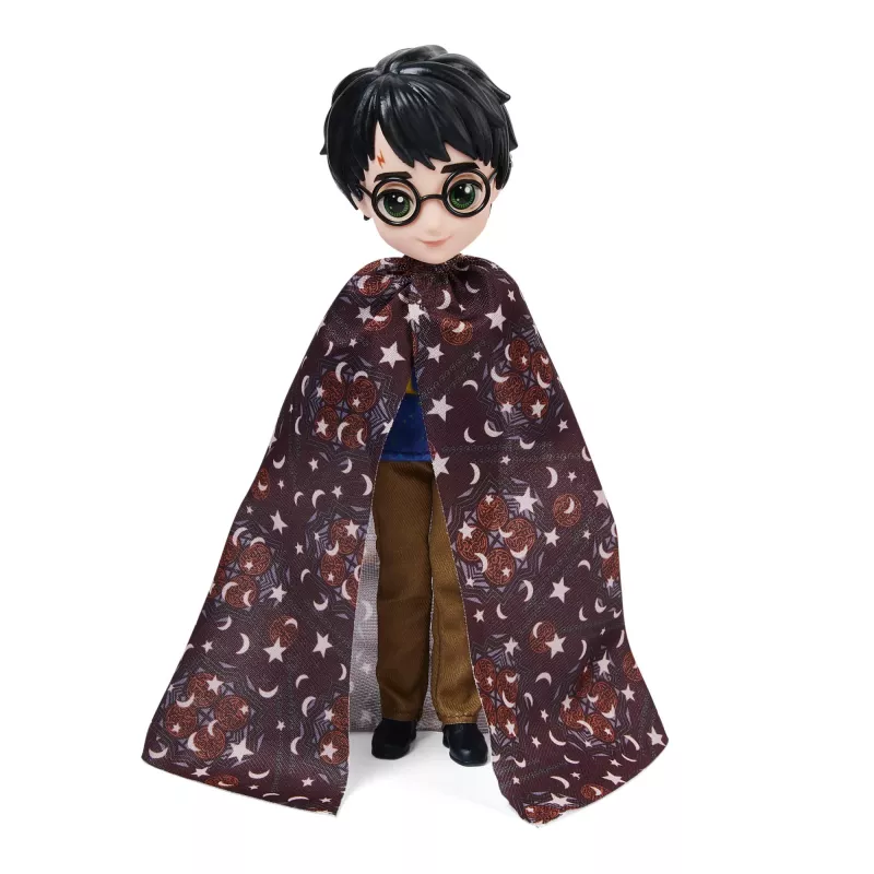 Wizarding World Harry Potter, 8 collu Harija Potera lelles dāvanu komplekts ar neredzamības apmetni un 5 lelles aksesuāriem, bērnu rotaļlietas no 6 gadu vecuma