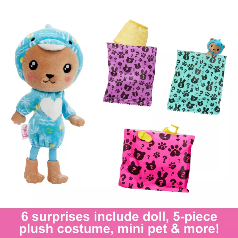 MATTEL Barbie Cutie Reveal lelle Daudzkrāsains 139mm