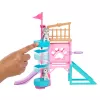 Barbie and Stacie to the Rescue kucēnu rotaļu laukuma komplekts ar lelli, 3 mājdzīvnieku suņu figūriņām un piederumiem