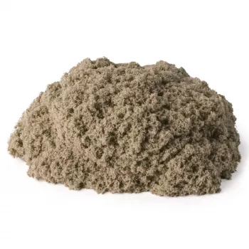 Kinetic Sand, 2 lb brūnas spēļu smiltis, veidojami sensoriskie rotaļu materiāli bērniem, atkārtoti aizverams maisiņš (iepakojums var atšķirties), piemērots no 3 gadu vecuma