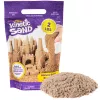 Kinetic Sand, 2 lb brūnas spēļu smiltis, veidojami sensoriskie rotaļu materiāli bērniem, atkārtoti aizverams maisiņš (iepakojums var atšķirties), piemērots no 3 gadu vecuma