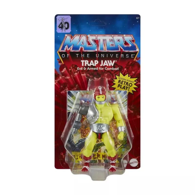 Darbības figūriņa Mattel Masters of the Universe Origins Trap Jaw 6+