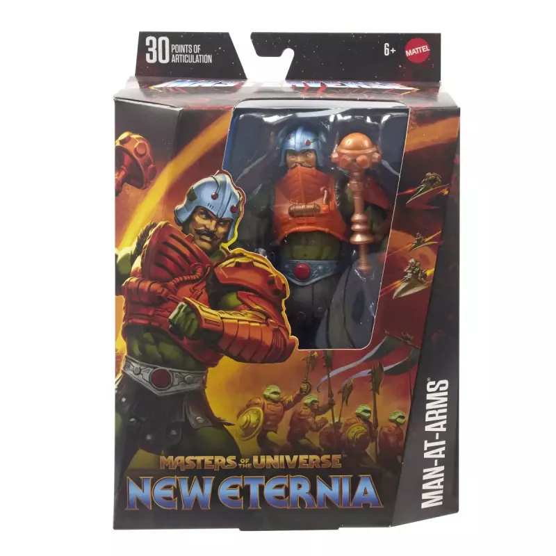 Action Figure Mattel Masters of the Universe Man-At-Arms 6+ Daudzkrāsains