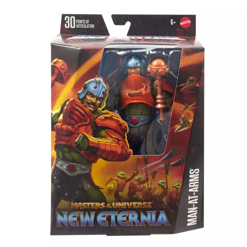 Action Figure Mattel Masters of the Universe Man-At-Arms 6+ Daudzkrāsains