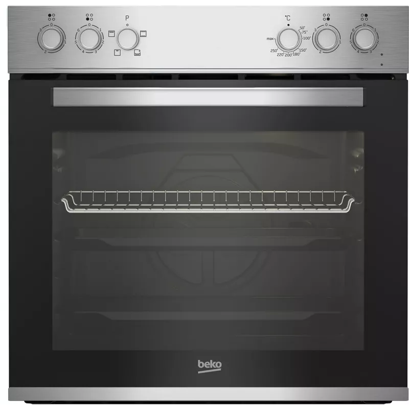 Beko BBUC12020X plīts virsma un cepeškrāsns komplekts Keramiskā plīts virsma Elektriskā