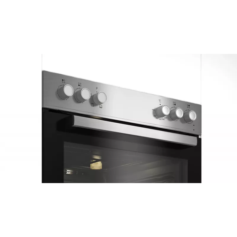 Beko BBUC12020X plīts virsma un cepeškrāsns komplekts Keramiskā plīts virsma Elektriskā