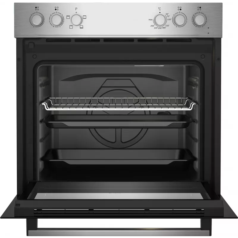 Beko BBUC12020X plīts virsma un cepeškrāsns komplekts Keramiskā plīts virsma Elektriskā
