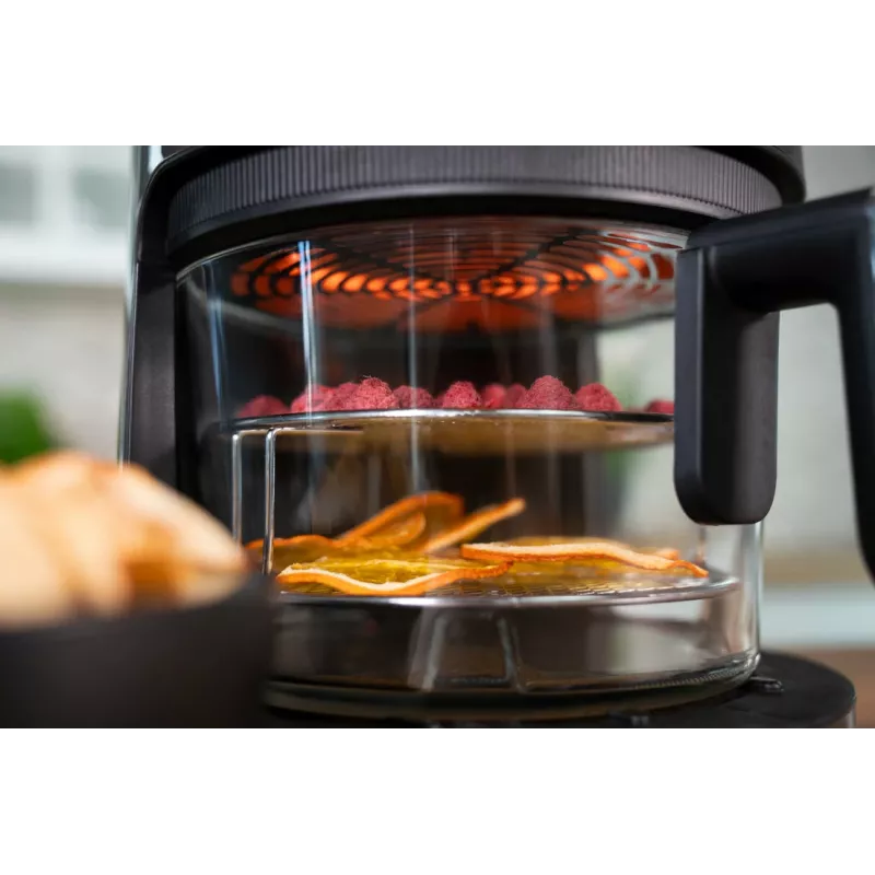 Unold 58695 fritieris Single 3,5 L Brīvi stāvošs 1200 W Karstā gaisa fritieris Melns