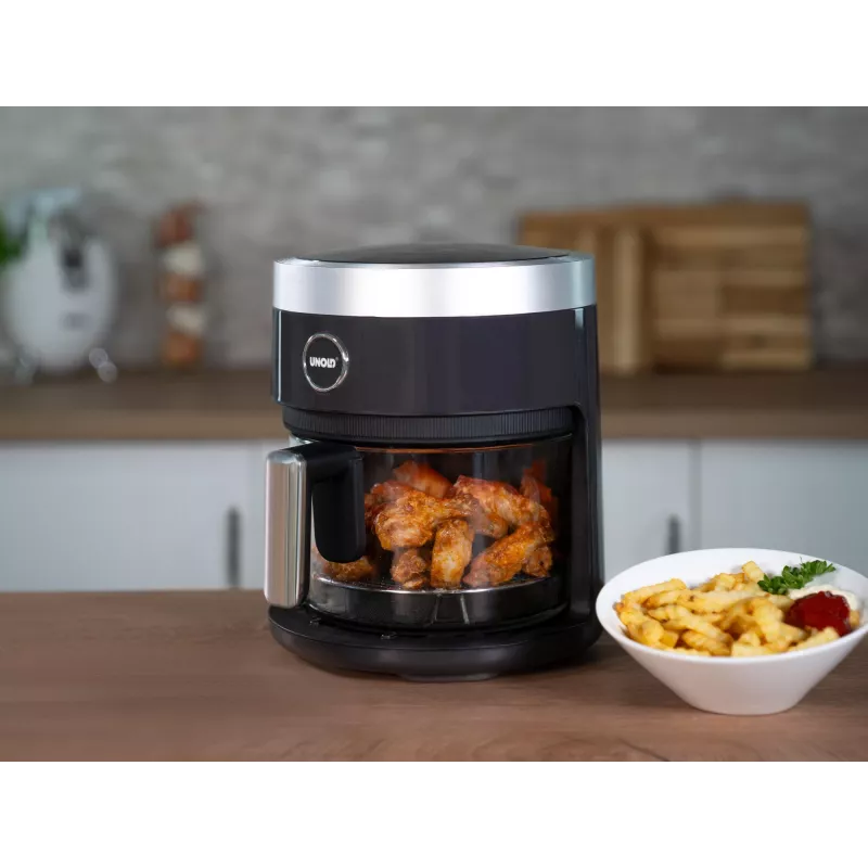 Unold 58695 fritieris Single 3,5 L Brīvi stāvošs 1200 W Karstā gaisa fritieris Melns