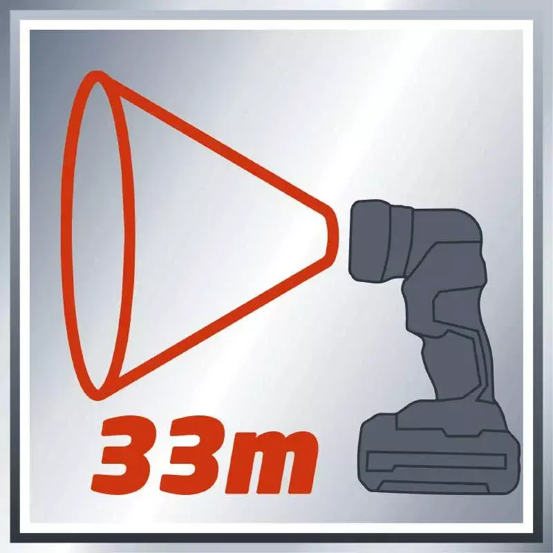 LED darba lampa Einhell TE-CL 18 Li H-Solo Melns Red